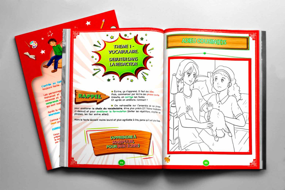 Cahier de Vacances (français CM2-6°) — Activités islamiques ludiques Famille Musulmane