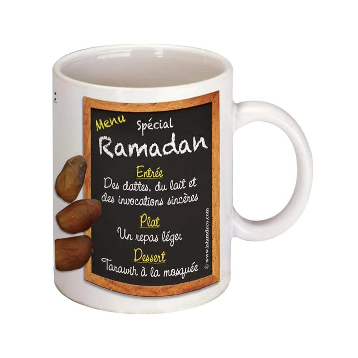 Mug menu spécial Ramadan — Cadeau islamique original
