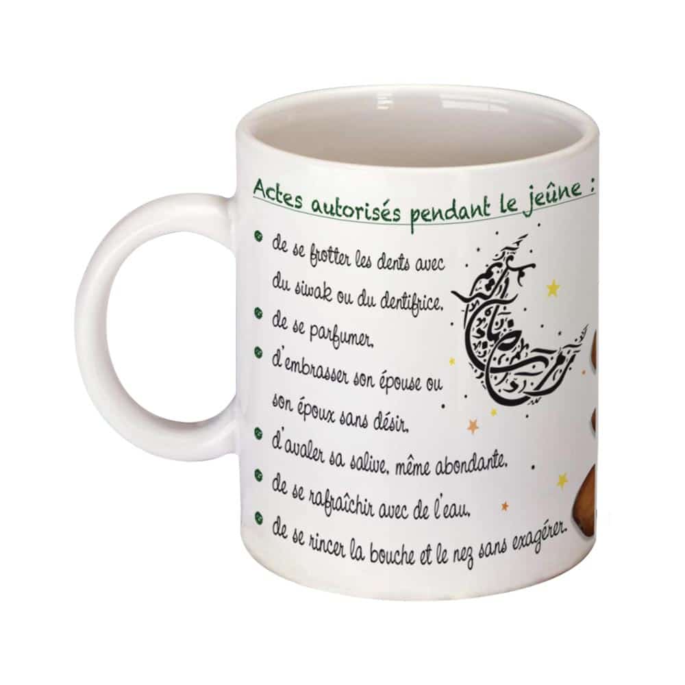 Mug menu spécial Ramadan — Cadeau islamique original