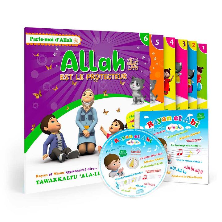 Série Parle-moi d'Allah (le pack 6 livres+CD) — Éducation islamique illustrée Famille Musulmane