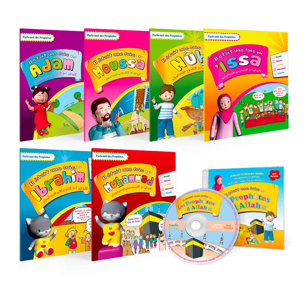 Série Parle-moi des Prophètes (Pack 6 livres + CD) — Histoire islamique pour enfants Famille Musulmane