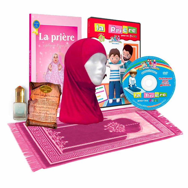 Pack Prière fille — Guide islamique illustré Famille Musulmane