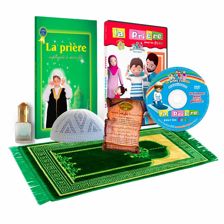 Pack Prière garçon — Guide islamique illustré Famille Musulmane