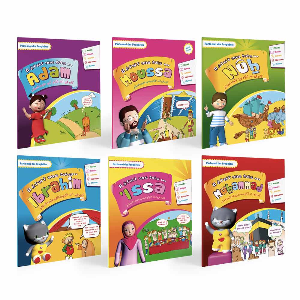 Série Parle-moi des Prophètes (Pack 6 livres) — Histoire islamique pour enfants Famille Musulmane